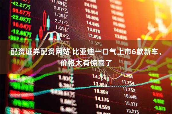 配资证券配资网站 比亚迪一口气上市6款新车，价格太有惊喜了